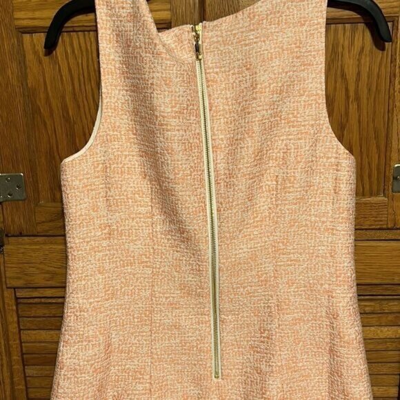Southern Tide Sleeveless Peach Textured Dress Size 4 - Picture 4 of 8
